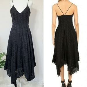 REVOLVE LoveShackFancy Black Melody Cottage Dress